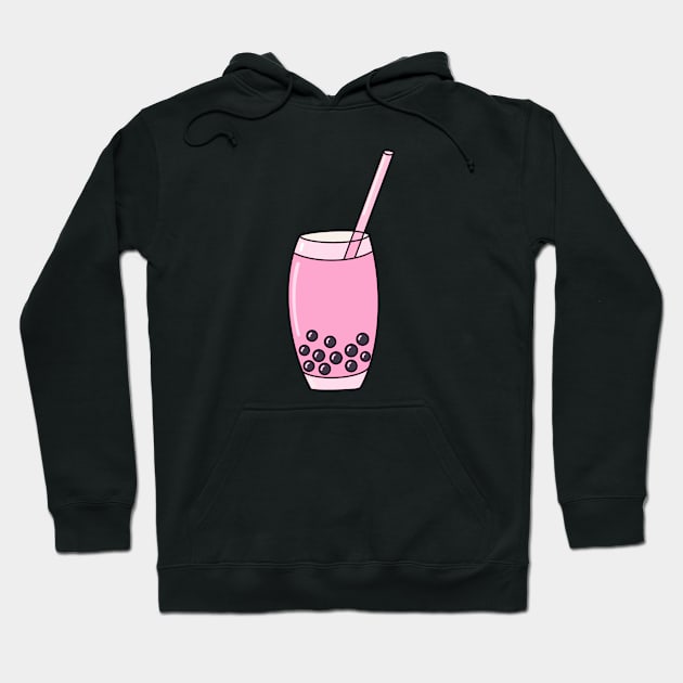 Bubble Tea Hoodie by Kelly Louise Art